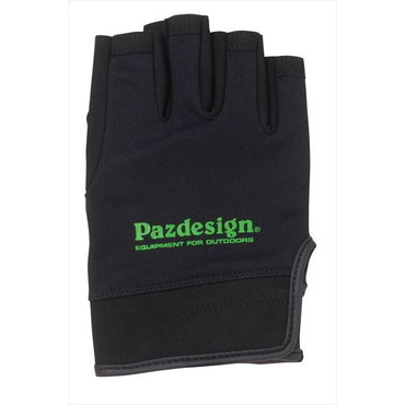 パズデザイン　PGV-038 5フィンガーレスクールドライグローブ ブラックグリーン (M)