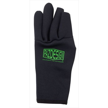 パズデザイン 防寒手袋 PGV-042 クロロプレン3フィンガーレスグローブII ブラックグリーン (3L)