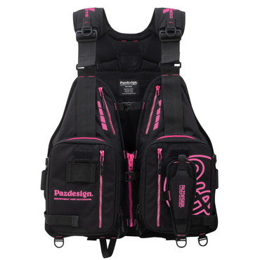 パズデザイン ライフジャケット フローティングベスト コンプリート5 ブラックピンク SLV-032