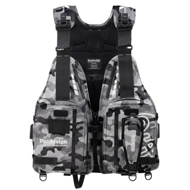 パズデザイン ライフジャケット フローティングベスト コンプリート5 グレーカモ SLV-032