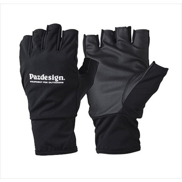 パズデザイン 手袋 PGV-045 5フィンガーレス･ライトゲームグローブ ブラックホワイト XL