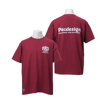 【特価】パズデザイン ウェア コットンTシャツ バーガンディー XL