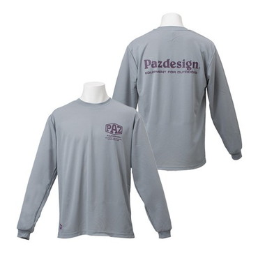 【特価】パズデザイン ウェア ドライロングTシャツ グレー S