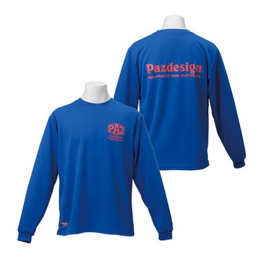 【特価】パズデザイン ウェア ドライロングTシャツ ロイヤルブルー M