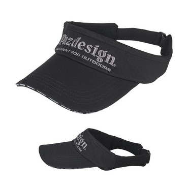 パズデザイン 帽子 PHC-078 3Dロゴサンバイザー ブラック F