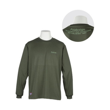 【特価】パズデザイン ウェア PazdesignドライロングTシャツII アーミーグリーン S