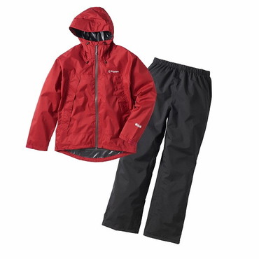 双進　６４３１　リバレイ　ＲＬ　コンフォータブルレインスーツ　オックスブラッド　Ｍ