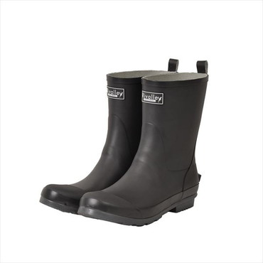 リバレイ 6447 RL ショートレインブーツ ブラック LL（27.5）