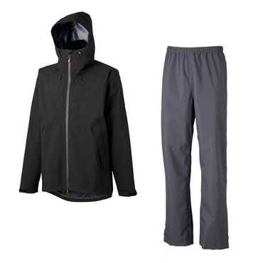 双進 レインウェア 10023 SC フレックスレインスーツ ブラック S