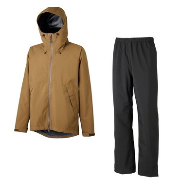 双進 レインウェア 10023 SC フレックスレインスーツ ベージュ 2XL