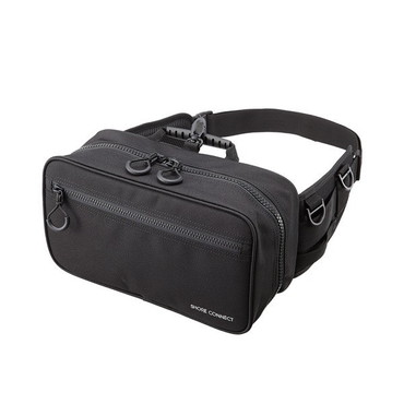 双進 リバレイ タックルバッグ 10027 SC フィッシングウエストバック ブラック