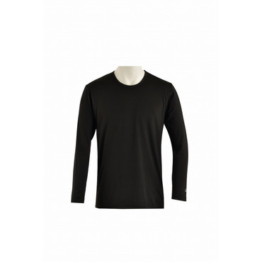 双進　５３６３　リバレイ　ヒートアンダークルーネック　Ｍ　ブラック