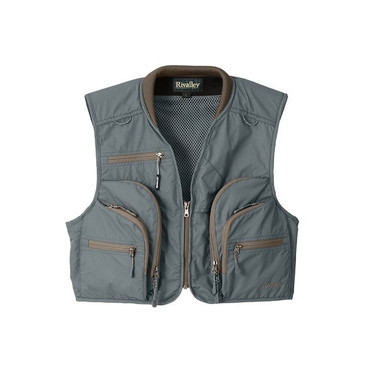 リバレイ フィッシングベスト 5430 RV マウンテンストリームフベスト グレー M