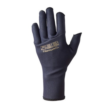 双進 防寒手袋 7735 RBB タイタニュームグローブHS 2 ブラック/ゴールド LL