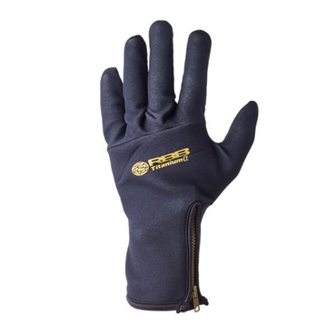 双進 防寒手袋 7701 RBB ZIPタイタニュームグローブ ブラック/ベージュ M