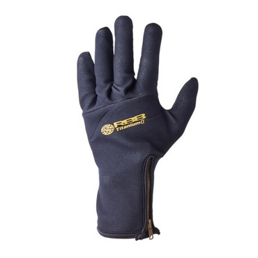 双進 防寒手袋 7701 RBB ZIPタイタニュームグローブ ブラック/ベージュ L