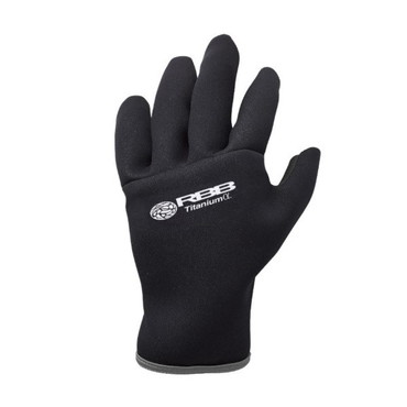 双進 防寒手袋 7702 RBB タイタニュームグローブ ブラック/ホワイト LL