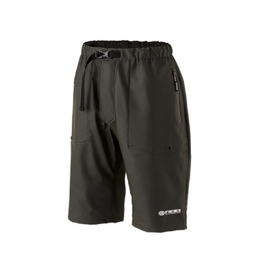 双進 レインウェア 7709 RBB オフショアハーフパンツ ブラック LL