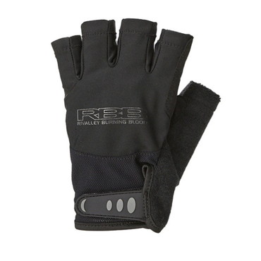 双進 手袋 7770 RBB ソルトゲームグローブ(5本指カット)　BLK／ブラック　3Lサイズ