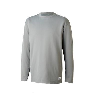 双進 ウェア 7755 RBB ドライロングTシャツ ライトグレー XL