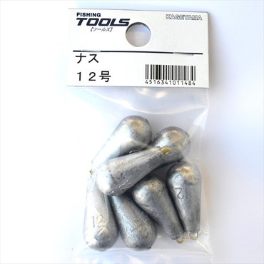 景山産業　ナス型オモリ　パック　１２号