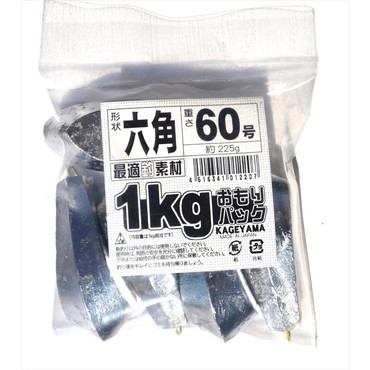 景山産業 六角オモリ Kg 60号