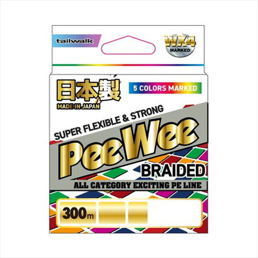 テイルウォーク パワーアイ ピーウィー WX4 マークド 300m #0.8