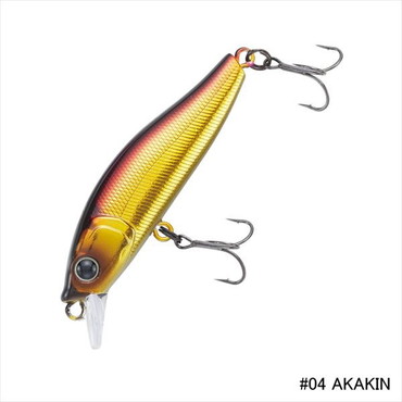 テイルウォーク　クレイジーストリームミノー #04 アカキン