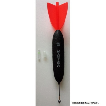 ヤマカワ　渚の遠投師　電気うき　赤　１０