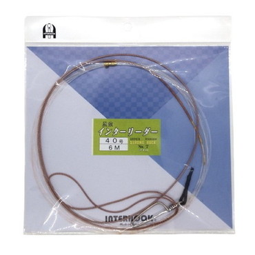 インターフック ハリス インターリーダー ストロングロックNO.7付 6M 40号