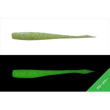 ジャッカル デカキビナーゴ 2.5インチ グローチャートシルバーフレーク