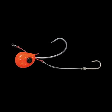 【特価】ジャッカル ビンビンテンヤ鯛夢 5号 大 オレンジゴールドフレーク