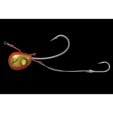 【特価】ジャッカル ビンビンテンヤ鯛夢 5号 大 エビオレンジ/ゴールド