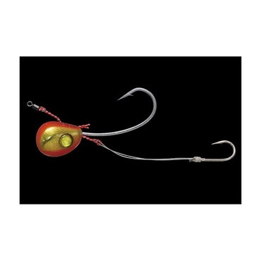 【特価】ジャッカル ビンビンテンヤ鯛夢 8号 大 エビオレンジ/ゴールド