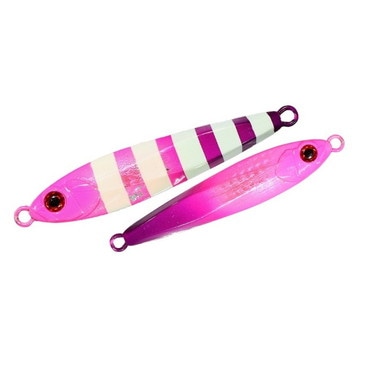 ジャッカル ビッグバッカー JIG 20g グローピンク&パープル/レンズホロ