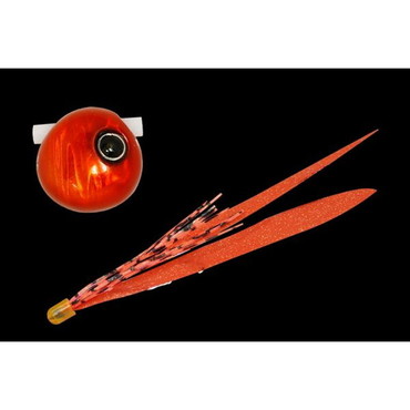 ジャッカル 鉛式 ビンビン玉 スライド 60g レッドオレンジ/オレンジゴールドT+