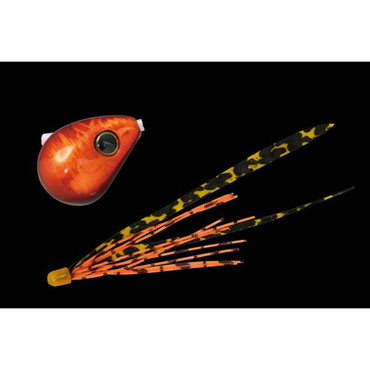 ジャッカル 爆流 鉛式ビンビン玉スライド 60g レッドオレンジ/シマオレT+