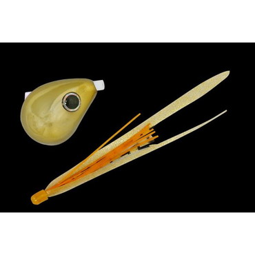 ジャッカル 爆流 鉛式ビンビン玉スライド 80g メッキゴールド/イカナゴT+