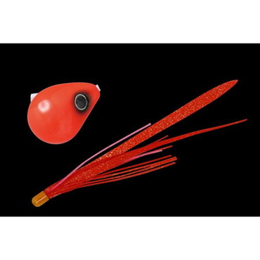 ジャッカル　爆流　鉛式ビンビン玉スライド　１００ｇ　スパークレッド／レッドゴールドＴ＋