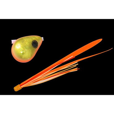 ジャッカル 爆流 鉛式ビンビン玉スライド 130g オレンジゴールド/蛍光オレンジT+