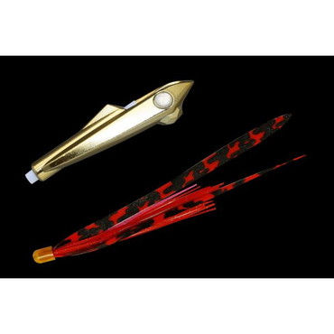 ジャッカル ビンビンロケット 20g メッキゴールド/シマレッドT+