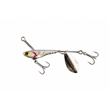 ジャッカル ビッグバッカースピン 30g マグマシルバー/グロードット