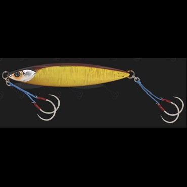 ジャッカル メタルジグ バンブルズジグスロー 120g アカキン/マグマウェーブホロ