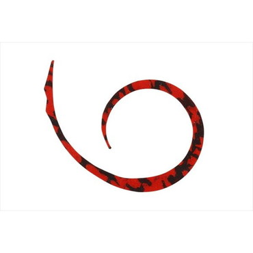 ジャッカル タイラバ 鯛ラバ ビンビンスイッチT+ネクタイ マイクロカーリー スリム シマシマレッド