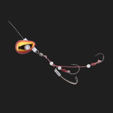 ジャッカル テンヤ TGビンビンテンヤ鯛夢 遊動 5号 F0004 RD/GD