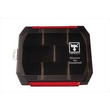 ジャッカル ルアーケース 1500D WオープンタックルボックスＳ クリアブラック（スモーク）