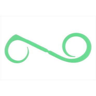 ジャッカル タイラバ 鯛ラバ ビンビンスイッチT+ネクタイ デュアルカーリー 蛍光グリーン