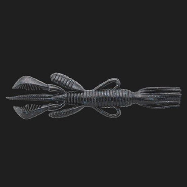 ジャッカル ワーム パインシュリンプ 4.5インチ ARカスタム  ブラックブルーフレーク