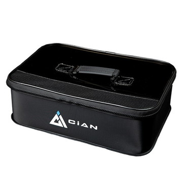 ジャッカル ルアーケース シアンメッシュタックルケース ブラック L