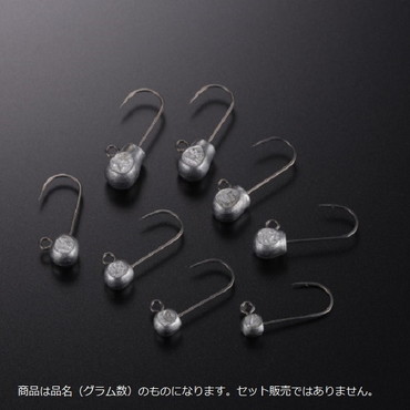 ジャッカル ジグヘッド LGヘッド タイプ スイム 0.4g/5pcs